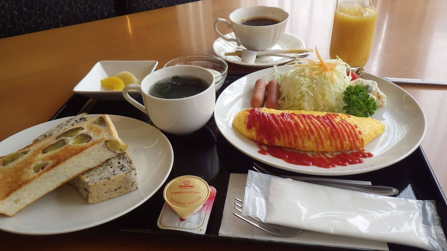 【選べる朝食付】朝はのんびりホテルモーニング♪和食・洋食から選べる手作り朝食！